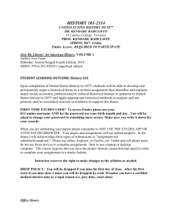 History 101 - El Camino College