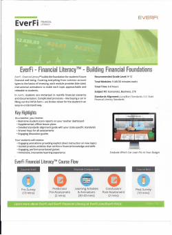 EverFi - Financial Literacy&trade; - Building Financial Foundations