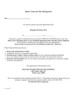New Patient Information Record