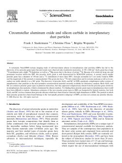 Circumstellar aluminum oxide and silicon carbide in interplanetary