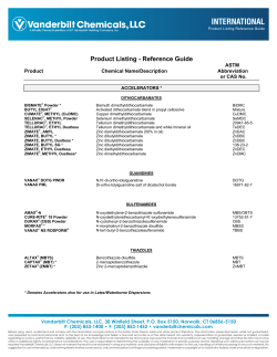 international - Vanderbilt Chemicals, LLC