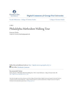 Philadelphia Methodism Walking Tour