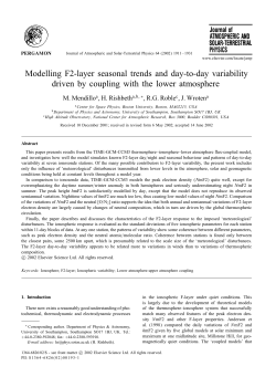 Modelling F2-layer seasonal trends and day-to