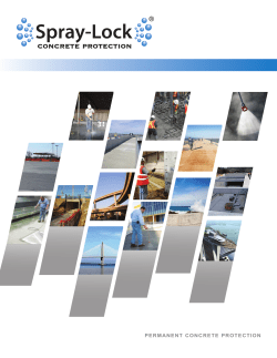 permanent concrete protection - Spray