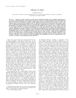 Adhesion a` la Moule1 - Oxford Academic