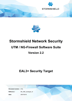 Stormshield Network Security