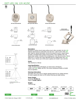 DOT LED 1W, 12V AC/DC