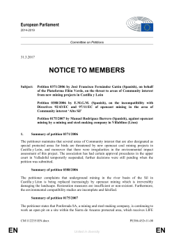 en en notice to members