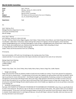 Merritt SLOAC Committee