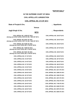 Civil Appeal 213 of 2013 and batch.rtf