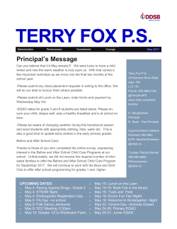 TERRY FOX P.S.