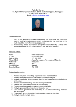 Rafie Bin Draman 83. Kg Bukit Chempaka, BatuRakit