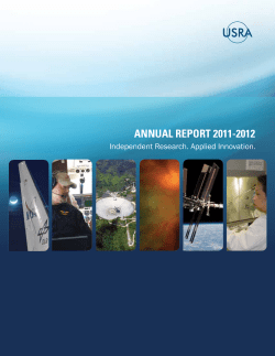 2011-2012 Annual Report - Universities Space Research Association