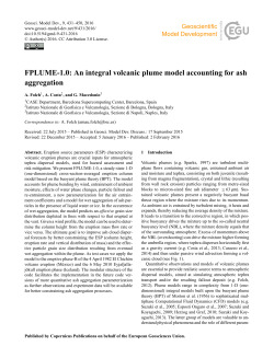 FPLUME-1.0: An integral volcanic plume model accounting for ash