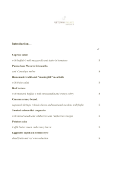 Introduction… - Uptown Palace