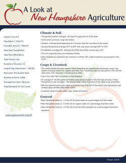 New Hampshire - National Agriculture in the Classroom