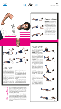 Forearm Plank Side Plank Fat-Loss Tip Hollow Body