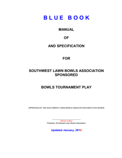 T O U R N A M E N T    C O M M I T T E E