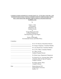 Understanding Residents` Knowledge of, Attitudes Toward, and