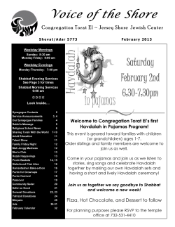 February 2013 - Congregation Torat El