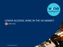 lower alcohol wine in the uk market