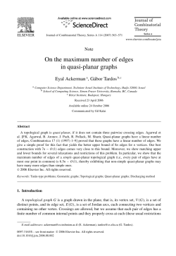 On the maximum number of edges in quasi-planar