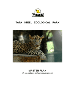 tata steel zoological park master plan