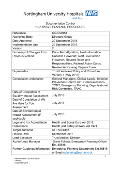 GGCM051 Heatwave plan and procedure