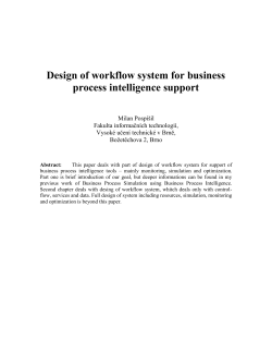 Design of workflow system for business process