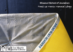 Missouri Journalism Library Professionally Printed