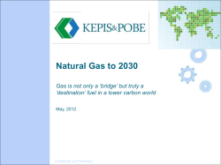 Natural Gas to 2030 - Kepis and Pobe Financial Group Inc.