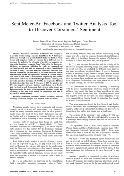 SentiMeter-Br: Facebook and Twitter Analysis Tool to