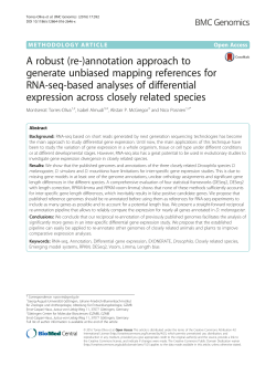 A robust (re-)annotation approach to generate unbiased mapping