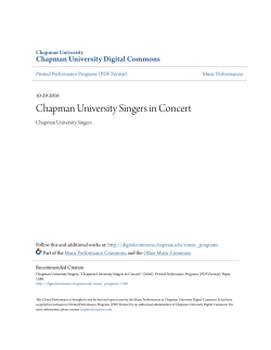 - Chapman University Digital Commons
