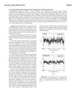 A SEARCH FOR WATER MASERS IN ICY BODIES OF THE SOLAR