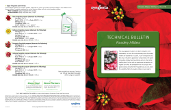 Powdery Mildew: TECHNICAL BULLETIN
