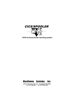 CICS/SPOOLER
