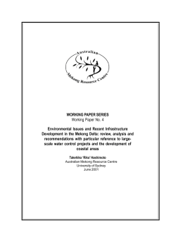 Working Paper No. 4 - The University of Sydney