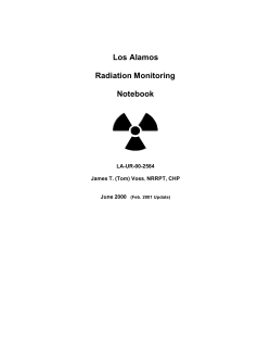 Los Alamos Radiation Monitoring Notebook