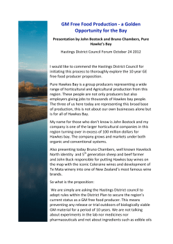 Pure HB presentation - Hastings District Council