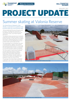 Summer skating at Valonia Reserve