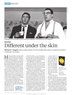 Different under the skin