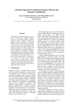 A Hybrid Approach to Emotional Sentence Polarity