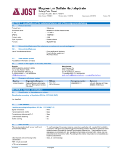 Magnesium Sulfate Heptahydrate