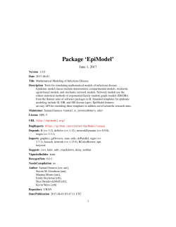 Package `EpiModel`