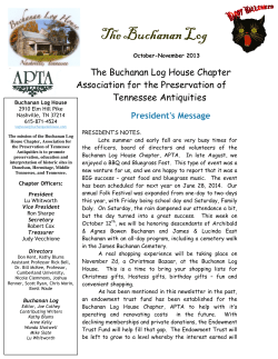 The Buchanan Log - Buchanan Log House