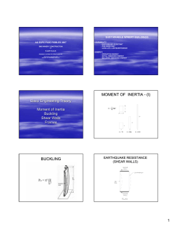moment of inertia - (i) buckling
