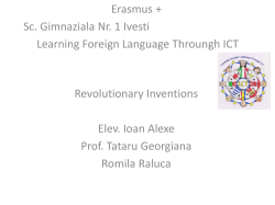 Romania Revolutionary Inventions
