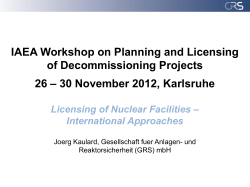 6th Meeting of the International Decommissioning Network (IDN) 6