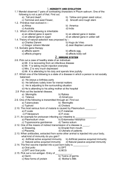SSLC Science one mark questions